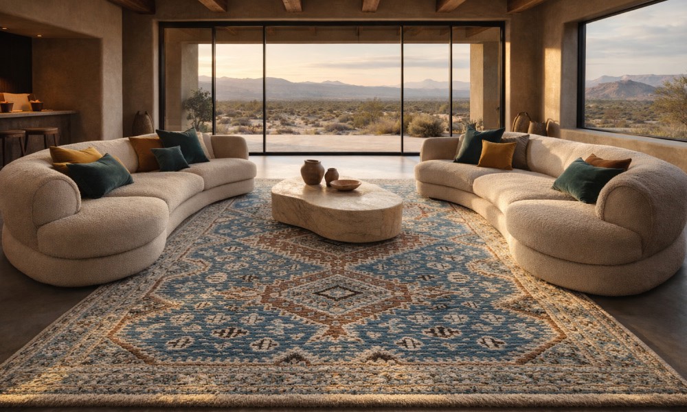 Rug With Beige Couch